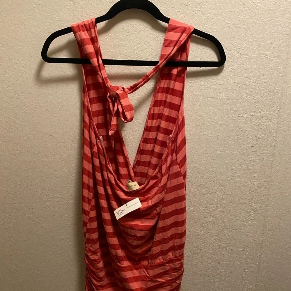 Ella Moss striped halter top NWT